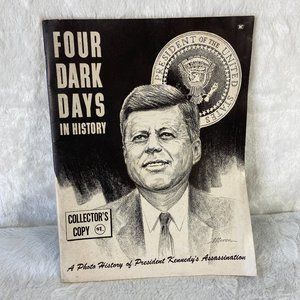 Four Dark Days In History - President John F Kennedy Assassination 1963 Book
